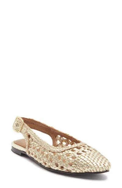 Seychelles Avalon Slingback Flat In Gold