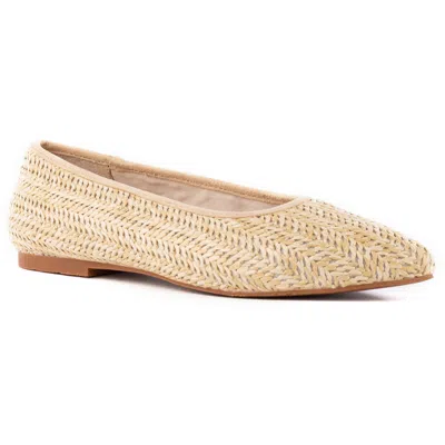 Seychelles Back East Womens Woven Man Made Ballet Flats In Multi