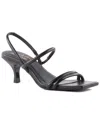 Seychelles Banks Womens Slip On Square Toe Strappy Sandals In Black