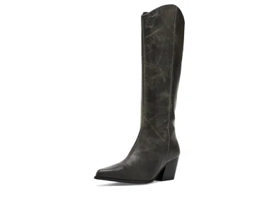 Seychelles Begging You Distressed Leather Women's Boots Charcoal Distressed Leather: 6 M In Multi