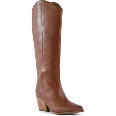 Seychelles Begging You Knee High Western Boot In Brown