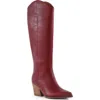 Seychelles Begging You Knee High Western Boot In Red