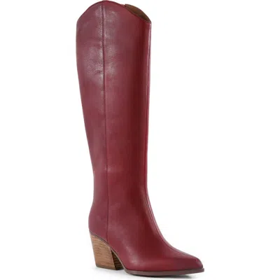 Seychelles Begging You Knee High Western Boot In Red