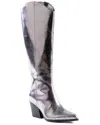 Seychelles Begging You Leather Tall Boot In Grey