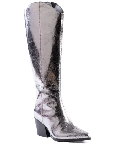 Seychelles Begging You Leather Tall Boot In Grey