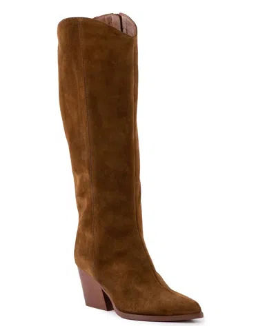 SEYCHELLES BEGGING YOU TALL BOOT IN COGNAC