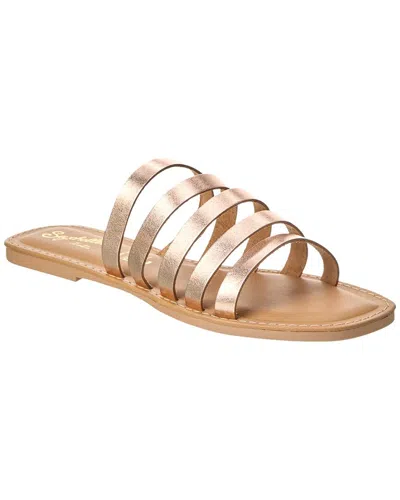 Seychelles Bex Leather Sandal In Gold