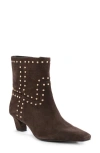 Seychelles Big Bang Studded Ankle Boots In Brown