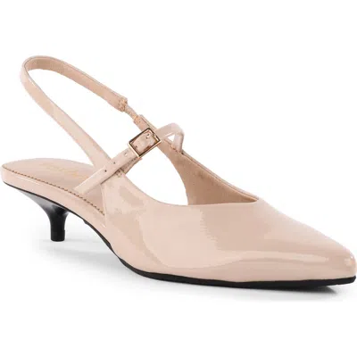 Seychelles Big Screen Faux Leather Slingback Pump In Pink
