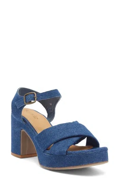 Seychelles Blessings Platform Sandal In Denim