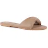 SEYCHELLES BREATH OF FRESH AIR WOMENS CRISS-CROSS FAUX LEATHER SLIDE SANDALS