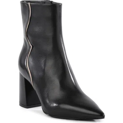Seychelles Broken Promises Pointed Toe Boot In Black Leather