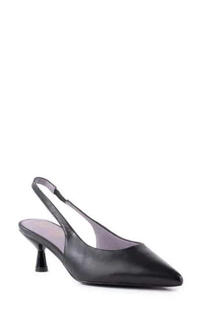 Seychelles Brooklyn Kitten Heel Slingback Pump In Black