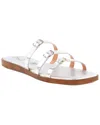 Seychelles Buckle Leather Sandal In Metallic