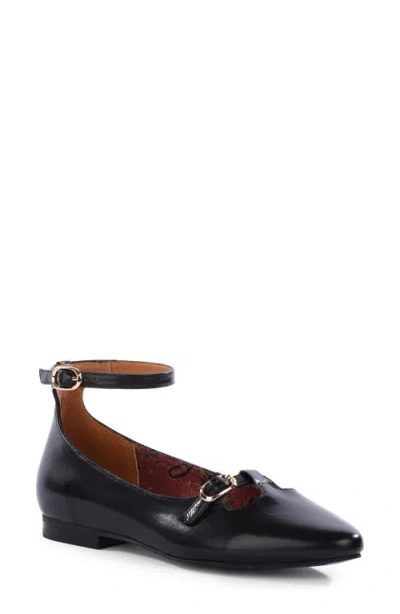 Seychelles Call Me Anytime Leather Flat In Black