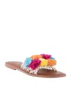 Seychelles Camellia Slide Sandal In Blue
