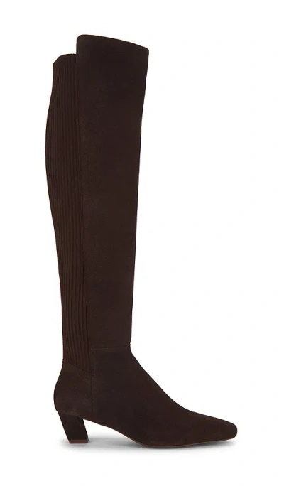 Seychelles Casting Call Boot In Dark Brown Suede