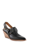 Seychelles Classified Slingback Wedge Mule In Black