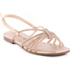 Seychelles Coasting Slingback Sandal In Rose Gold