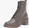 Seychelles Combat Boots In Grey In Grey