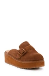 Seychelles Come Together Platform Wedge Loafer Mule In Brown