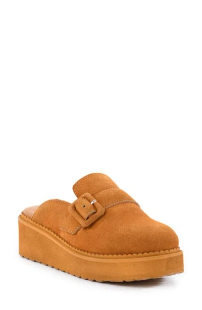 Seychelles Come Together Platform Wedge Loafer Mule In Tan