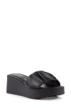 SEYCHELLES SEYCHELLES CONEY ISLAND PLATFORM WEDGE SLIDE SANDAL