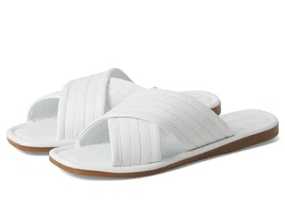 Seychelles Courage Leather Slide Sandal In White