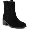 Seychelles Cozy Block Heel Bootie In Black