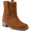Seychelles Cozy Block Heel Bootie In Brown