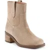 Seychelles Cozy Block Heel Bootie In Brown