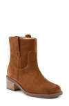 Seychelles Cozy Block Heel Bootie In Brown