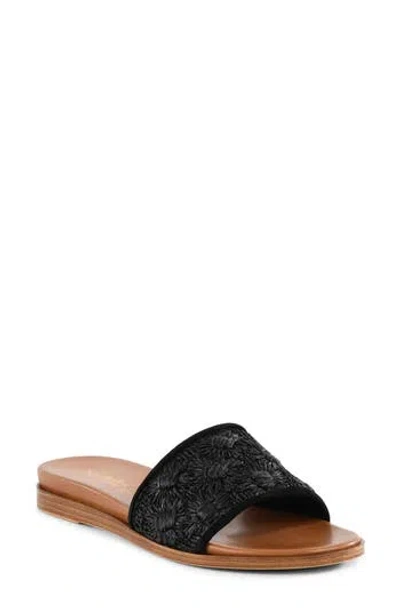 Seychelles Dakota Slide Sandal In Black