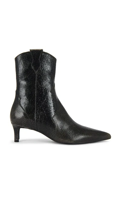 Seychelles Dallas Boot In Black & Beige Crackle