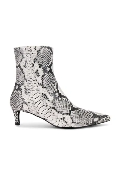 SEYCHELLES DINNER DATE BOOT IN BLACK/WHITE EXOTIC