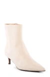 Seychelles Dinner Date Pointed Toe Boot In Ivory Leather