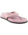 Seychelles Draped Suede Sandal In Pink