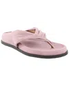 Seychelles Draped Suede Sandal In Pink