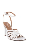 Seychelles Dress To Impress Strappy Sandal In White Leather