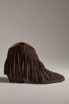 Seychelles Easy Come Easy Go Fringe Ankle Boots In Brown
