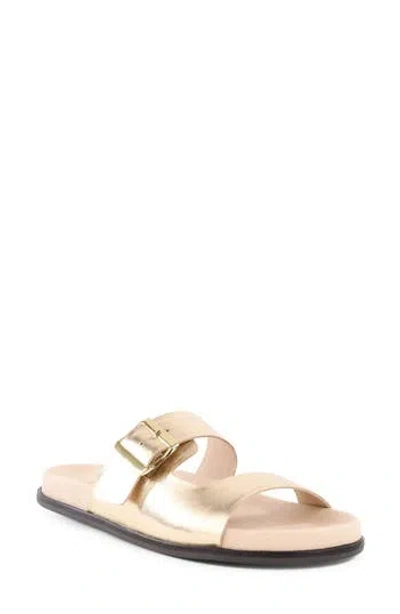 Seychelles Eddie Slide Sandal In Gold