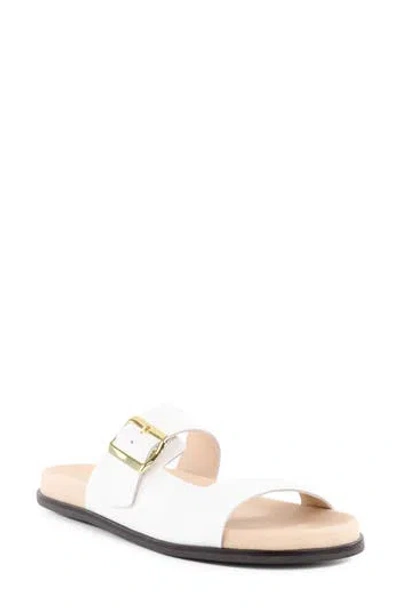 Seychelles Eddie Slide Sandal In White