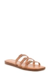 Seychelles Buckle Leather Sandal In Brown
