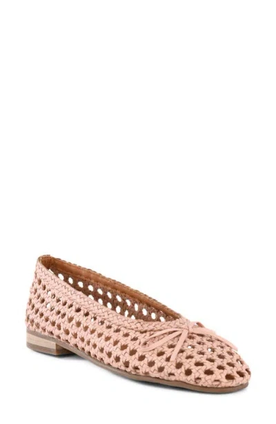 Seychelles Flagstaff Woven Flat In Pink
