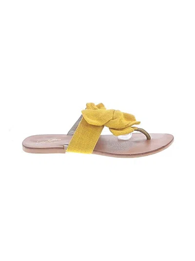 Pre-owned Seychelles Flip Flops In Yellow