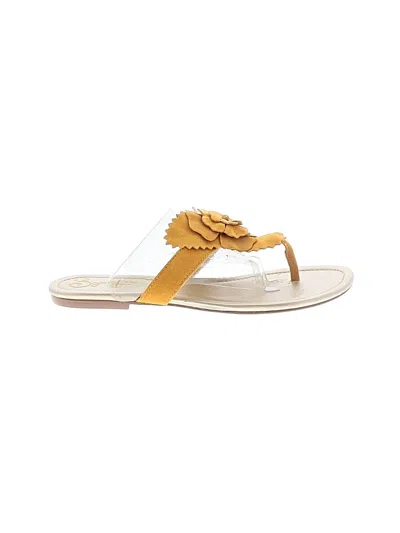 Pre-owned Seychelles Flip Flops In Yellow