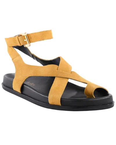 Seychelles Fritz Leather Sandal In Yellow