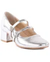 Seychelles Gatsby Leather Pump In Silver