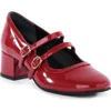 Seychelles Gatsby Mary Jane Pump In Red Vegan Leather