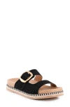 Seychelles Getaway Slide Sandal In Black